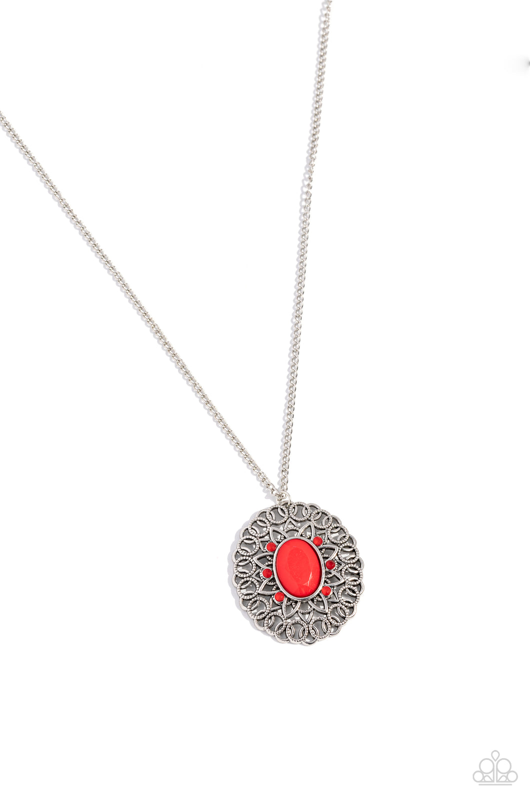 Solar Stunner - Red Necklace