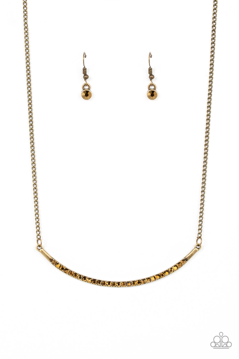 Collar Poppin Sparkle - Brass Necklace