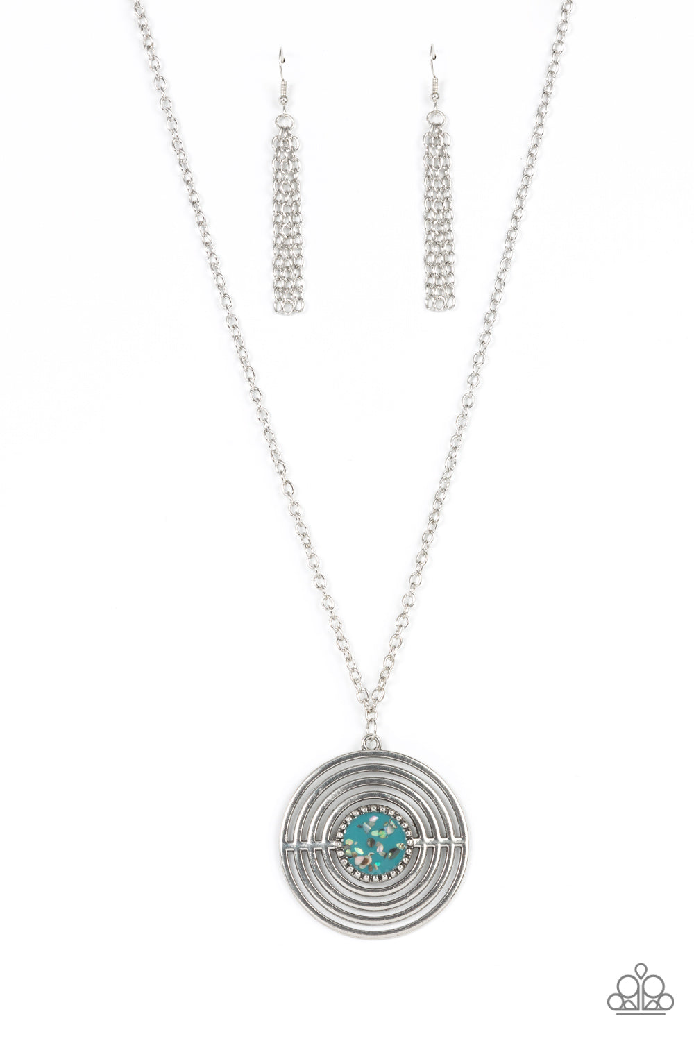 Targeted Tranquility - Blue Necklace