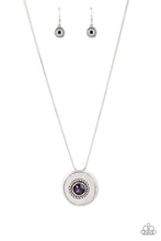 Load image into Gallery viewer, Make Me a MEDALLION-aire - Purple Necklace