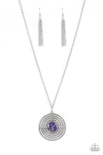 Load image into Gallery viewer, Targeted Tranquility - Purple Necklace