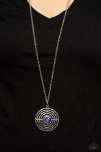 Load image into Gallery viewer, Targeted Tranquility - Purple Necklace