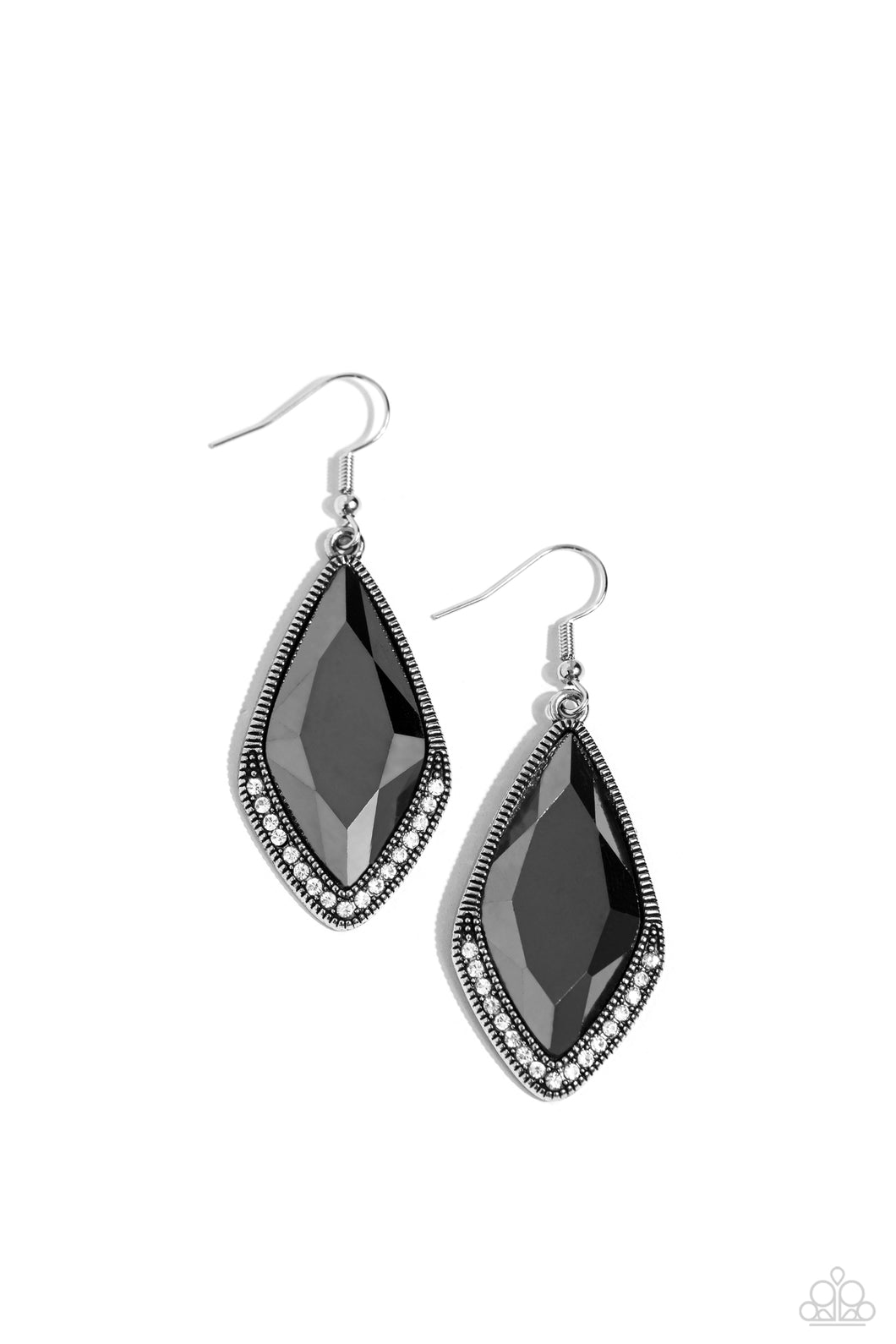 Deco Dazzle - Silver Earrings