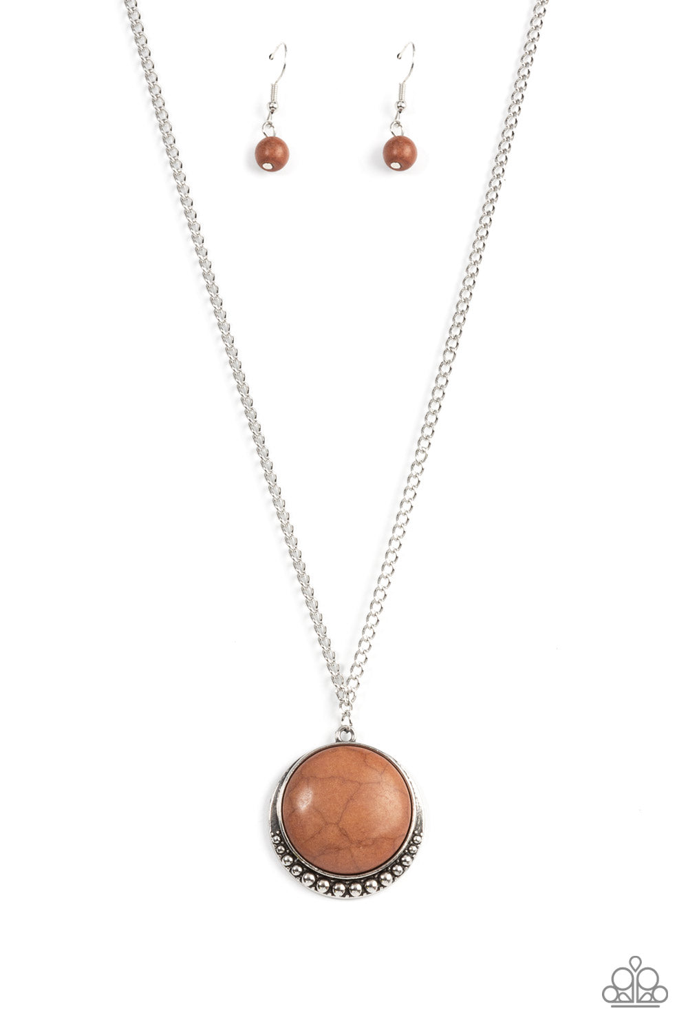 Mojave Moon - Brown Necklace