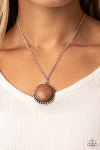 Mojave Moon - Brown Necklace