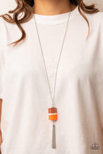 Load image into Gallery viewer, Reel It In - Orange Necklace