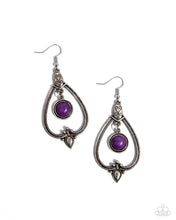 Load image into Gallery viewer, Rocky Mountain Royalty - Purple Earrings