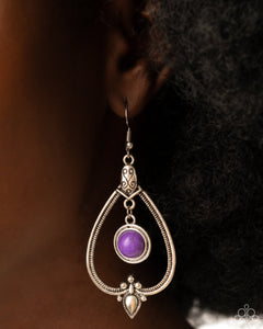 Rocky Mountain Royalty - Purple Earrings