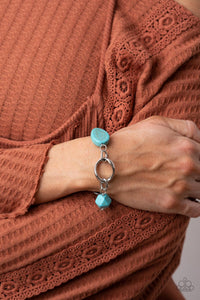 Hola, SONORA - Blue Adjustable Clasp Closure Bracelet