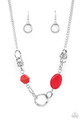 Sonoran Solo - Red Necklace