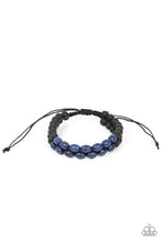 Load image into Gallery viewer, Just Play Cool - Blue Sliding Knot Bracelet