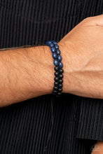 Load image into Gallery viewer, Just Play Cool - Blue Sliding Knot Bracelet