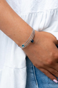 Your PALACE or Mine? - Blue Cuff Bracelet