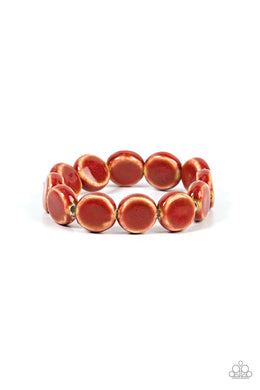 Earthy Entrada - Red Bracelet