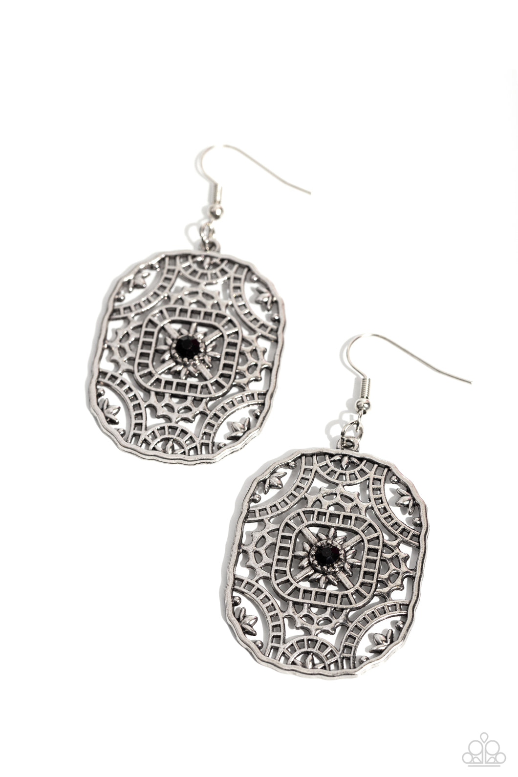 Greco-Roman Romance - Black Earrings