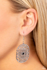 Greco-Roman Romance - Black Earrings