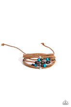 Load image into Gallery viewer, Absolutely WANDER-ful - Blue Sliding Knot Bracelet