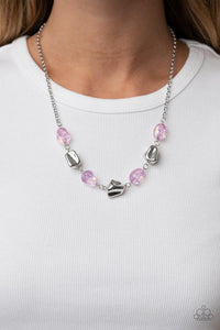 Inspirational Iridescence - Purple Necklace