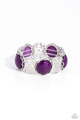 Ethereal Excursion - Purple Stretchy Bracelet