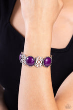 Load image into Gallery viewer, Ethereal Excursion - Purple Stretchy Bracelet