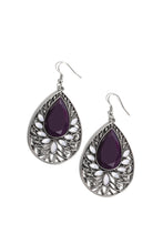 Load image into Gallery viewer, Floral Fairytale - Purple Earrings