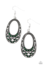 Load image into Gallery viewer, Colorfully Moon Child - Green Earrings