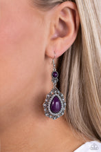 Load image into Gallery viewer, Palace Bribe - Purple Earrings