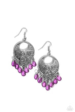 Load image into Gallery viewer, Prismatically Prairie - Purple Earrings