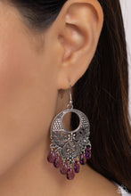 Load image into Gallery viewer, Prismatically Prairie - Purple Earrings