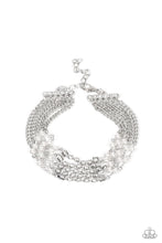 Load image into Gallery viewer, Experienced in Elegance - White Adjustable Clasp Closure Bracelet