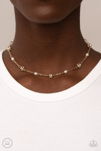 Rumored Romance - Gold Choker Necklace