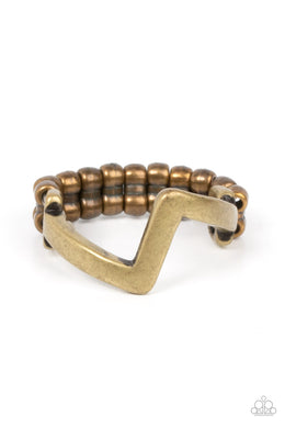 Global Shock - Brass Dainty Ring