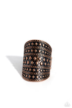 Load image into Gallery viewer, Diamondback Bravado - Copper Ring