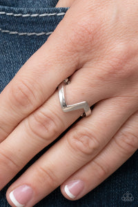 Global Shock - Silver Dainty Ring