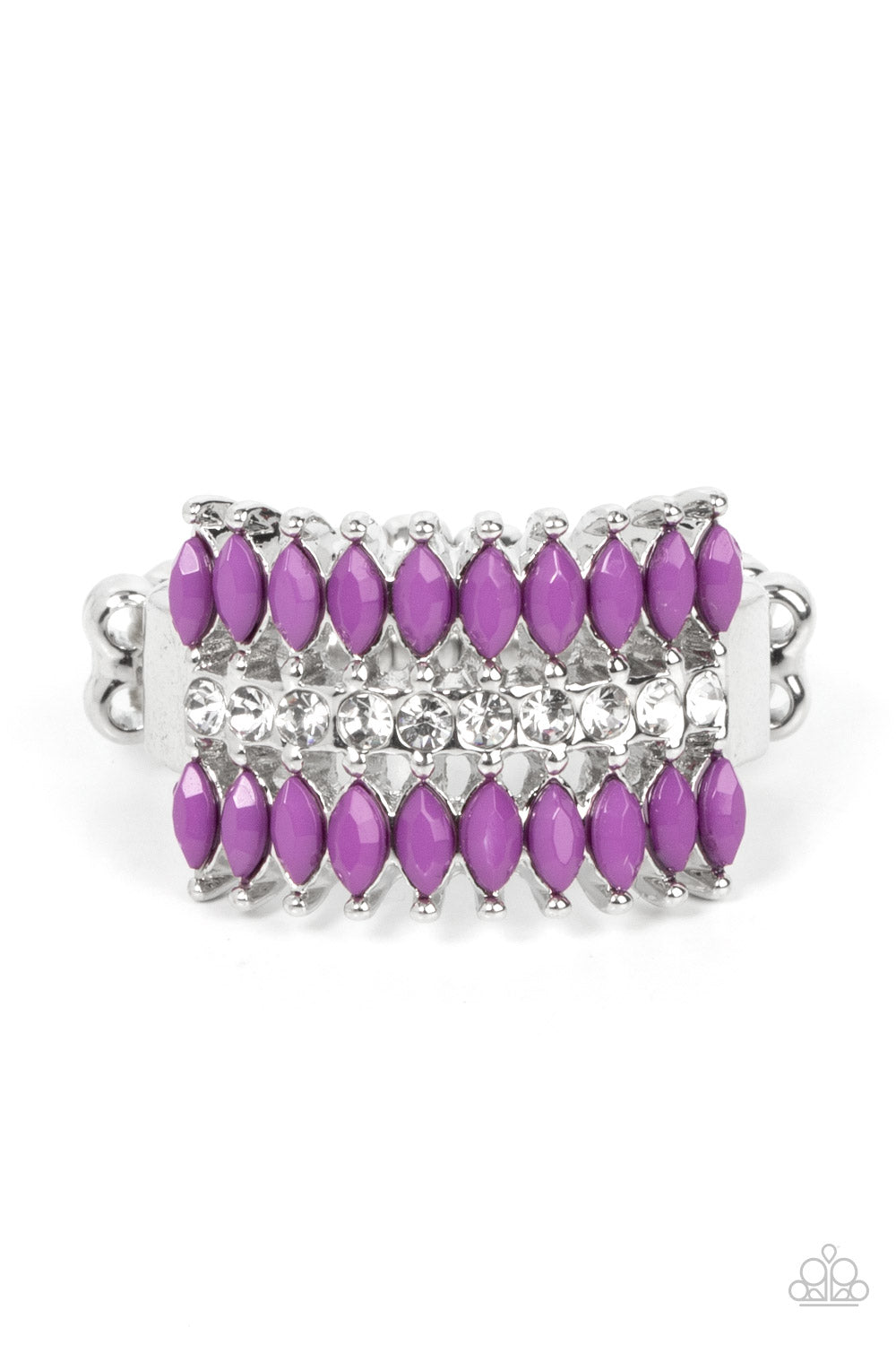 Cinematic Couture - Purple Dainty Ring