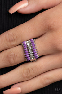 Cinematic Couture - Purple Dainty Ring