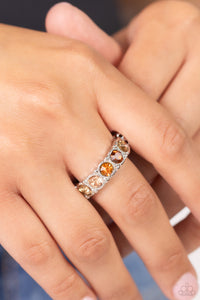 Taming Twilight - Brown Dainty Ring