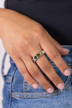 Load image into Gallery viewer, Taming Twilight - Green Dainty Ring