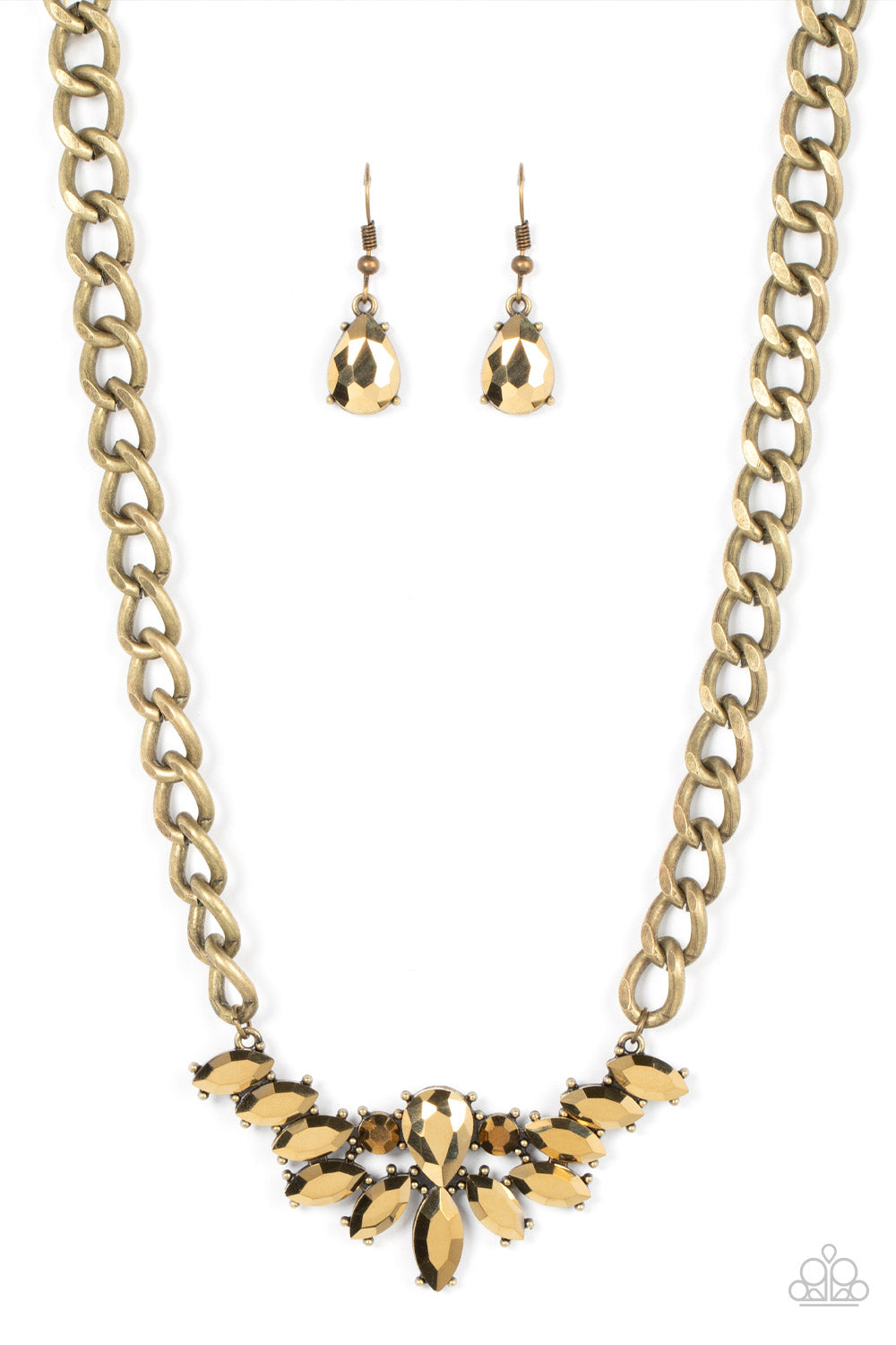 Come at Me - Brass Necklace