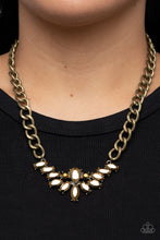 Load image into Gallery viewer, Come at Me - Brass Necklace