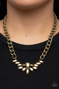 Come at Me - Brass Necklace