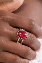 Load image into Gallery viewer, Opal Pools - Red Dainty Ring