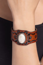 Load image into Gallery viewer, Badlands Rover - White Adjustable Snap Closure Bracelet