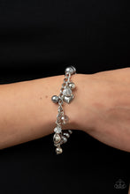 Load image into Gallery viewer, Adorningly Admirable - Silver Stretchy Bracelet