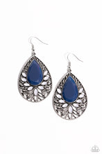 Load image into Gallery viewer, Floral Fairytale - Blue Earrings