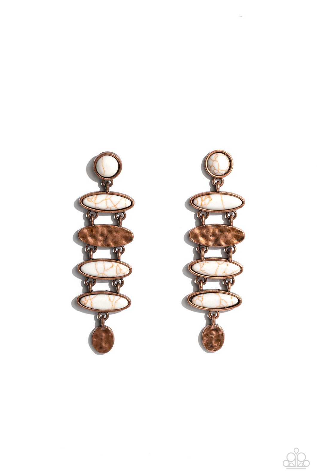 Rustic Reverie - Copper Post Earrings