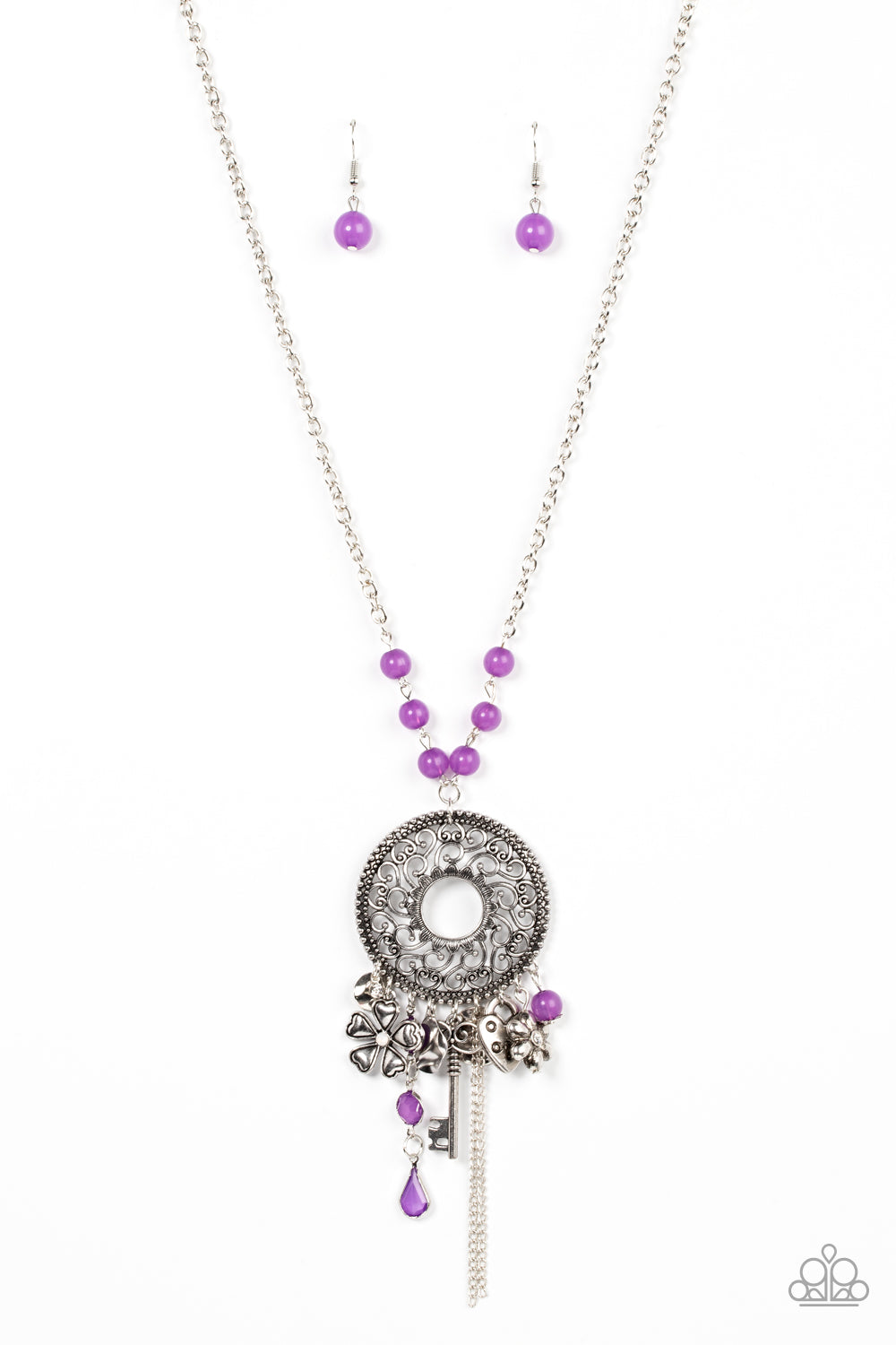 Making Memories - Purple Necklace