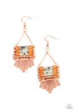 Load image into Gallery viewer, Riverbed Bounty - Copper Earrings