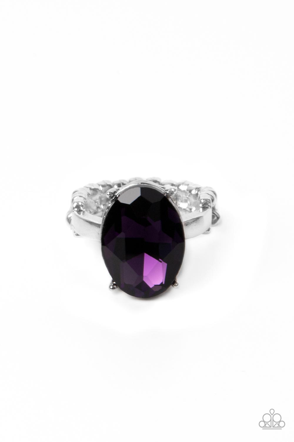 Updated Dazzle - Purple Dainty Ring