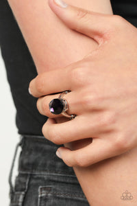 Updated Dazzle - Purple Dainty Ring